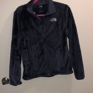 Zip-up North Face sweatshirt